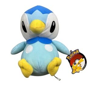 Pokemon Piplup Poke Stuffed Plush Penguin 9” Toy Factory 2020 NWT